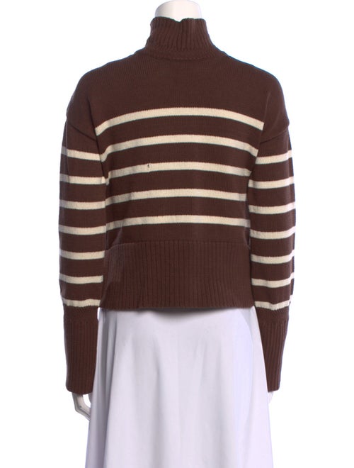 Veronica Beard Striped Turtleneck Sweater