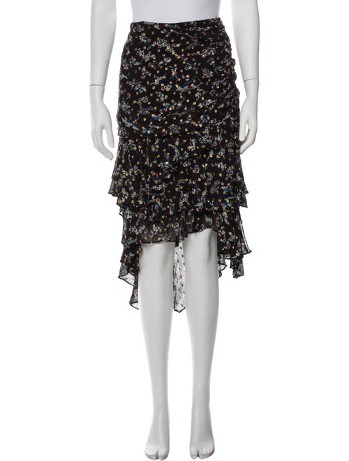 Veronica Beard Silk Midi Length Skirt