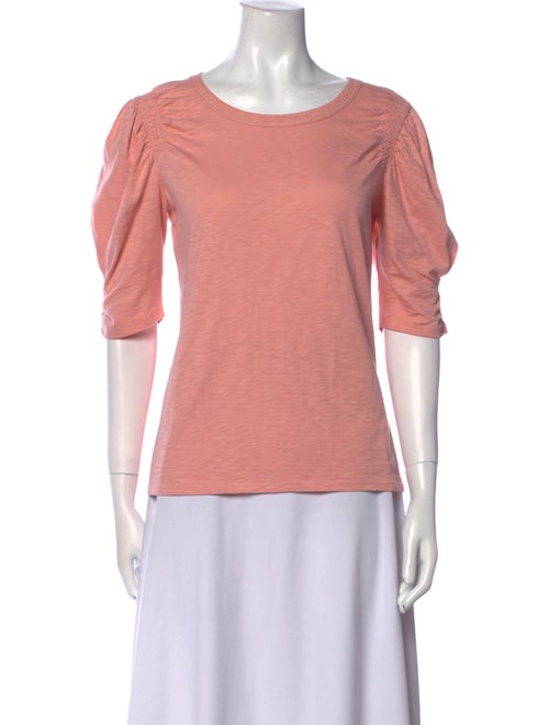 Veronica Beard Bateau Neckline Short Sleeve T-Shirt