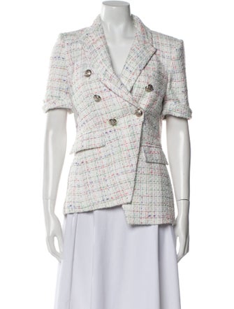 Veronica Beard Tweed Pattern Blazer