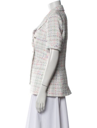 Veronica Beard Tweed Pattern Blazer