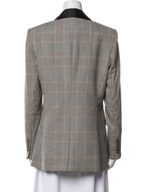 Veronica Beard Plaid Print Blazer