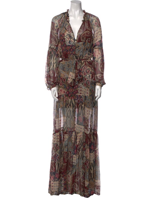 Veronica Beard Silk Long Dress
