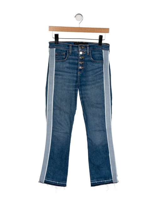 Veronica Beard Mid-Rise Straight Leg Jeans