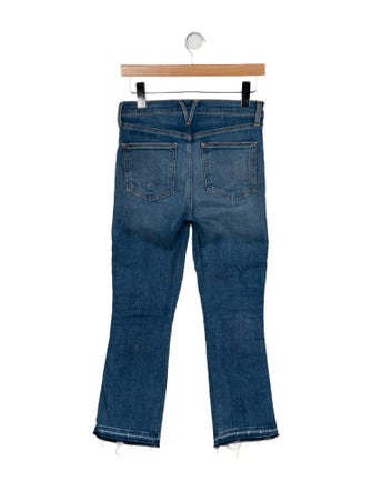 Veronica Beard Mid-Rise Straight Leg Jeans
