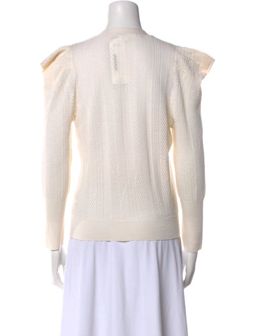 Veronica Beard Merino Wool V-Neck Sweater