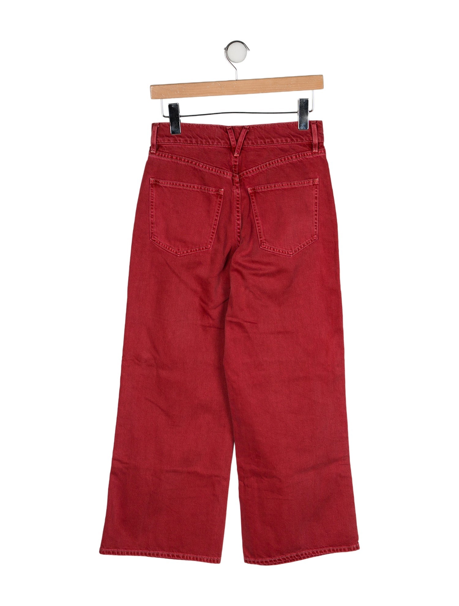 Veronica Beard High-Rise Wide Leg Jeans