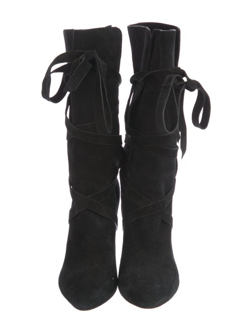 Veronica Beard Suede Slouch Boots