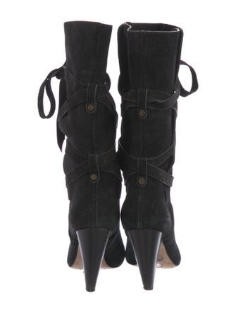 Veronica Beard Suede Slouch Boots