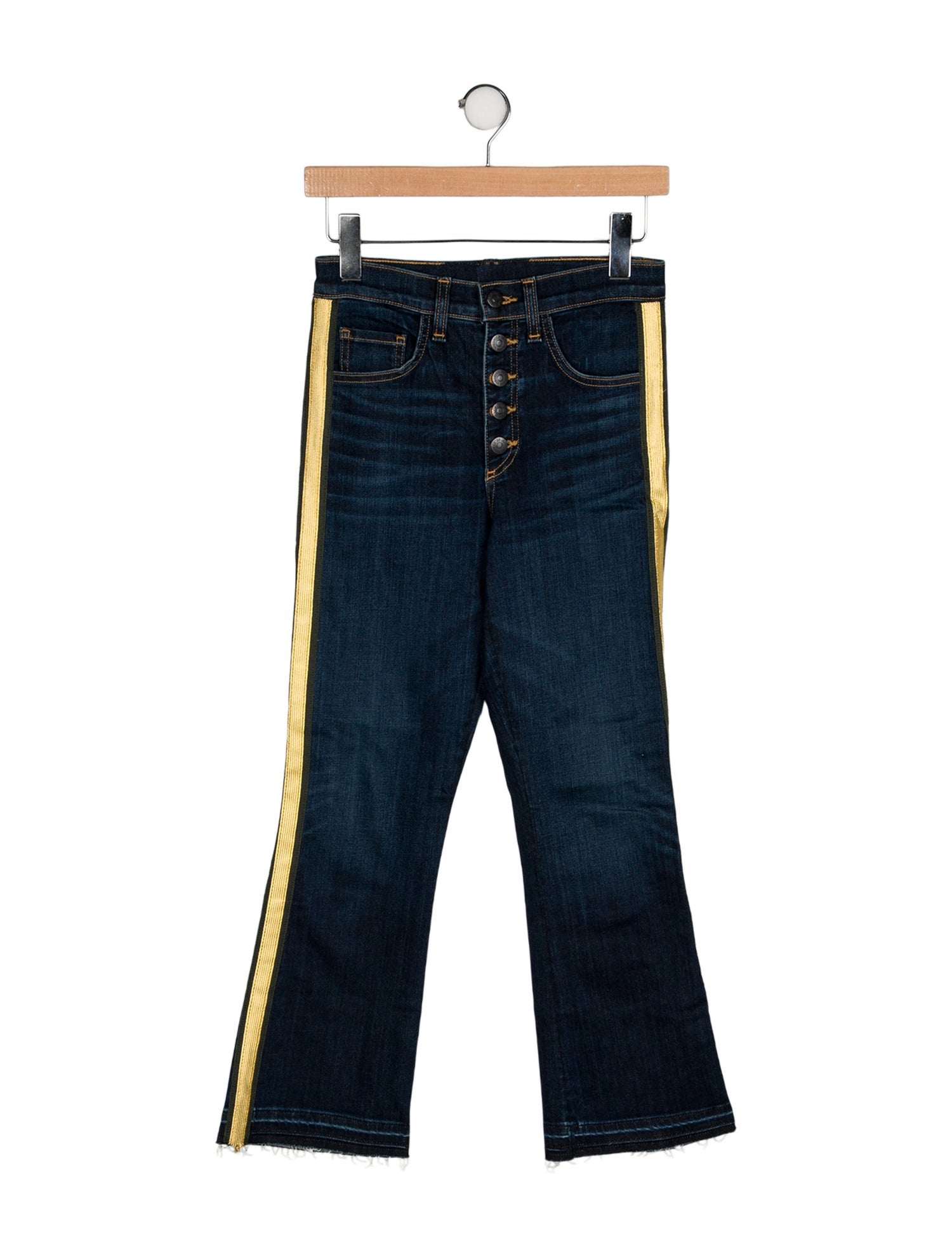 Veronica Beard Mid-Rise Straight Leg Jeans