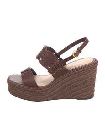 Veronica Beard Leather Espadrilles
