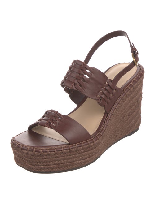 Veronica Beard Leather Espadrilles