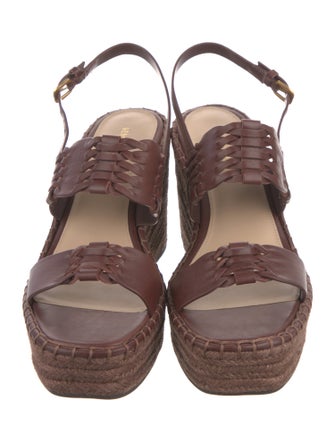 Veronica Beard Leather Espadrilles
