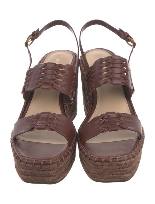 Veronica Beard Leather Espadrilles
