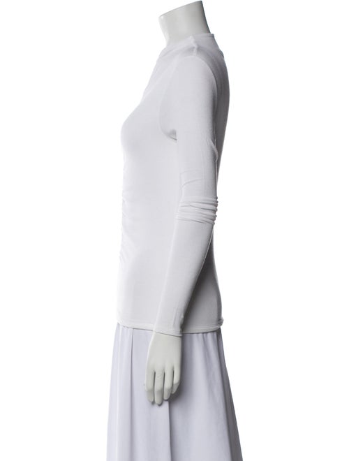 Veronica Beard Mock Neck Long Sleeve Top