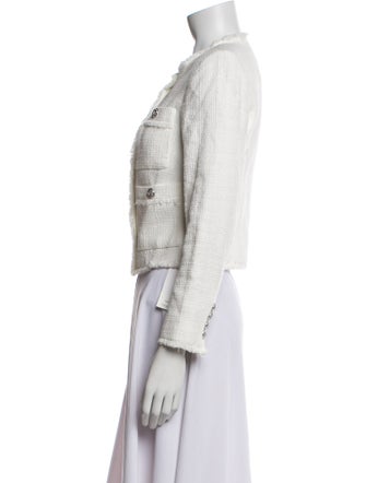 Veronica Beard Tweed Pattern Evening Jacket