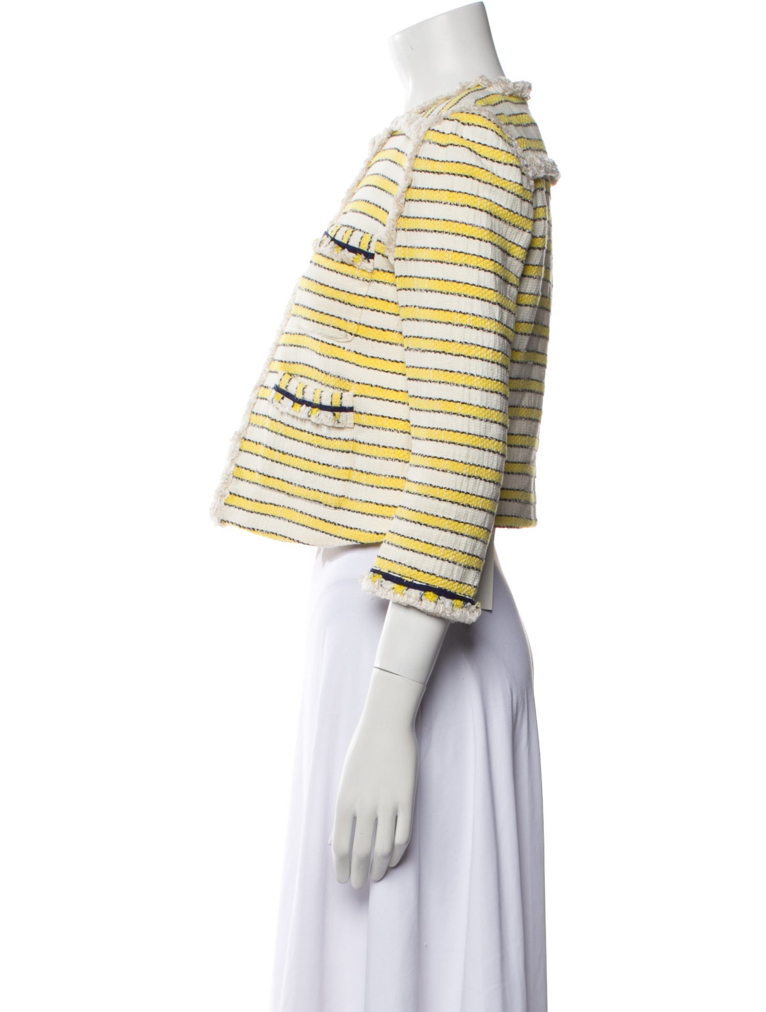 Veronica Beard Striped Evening Jacket