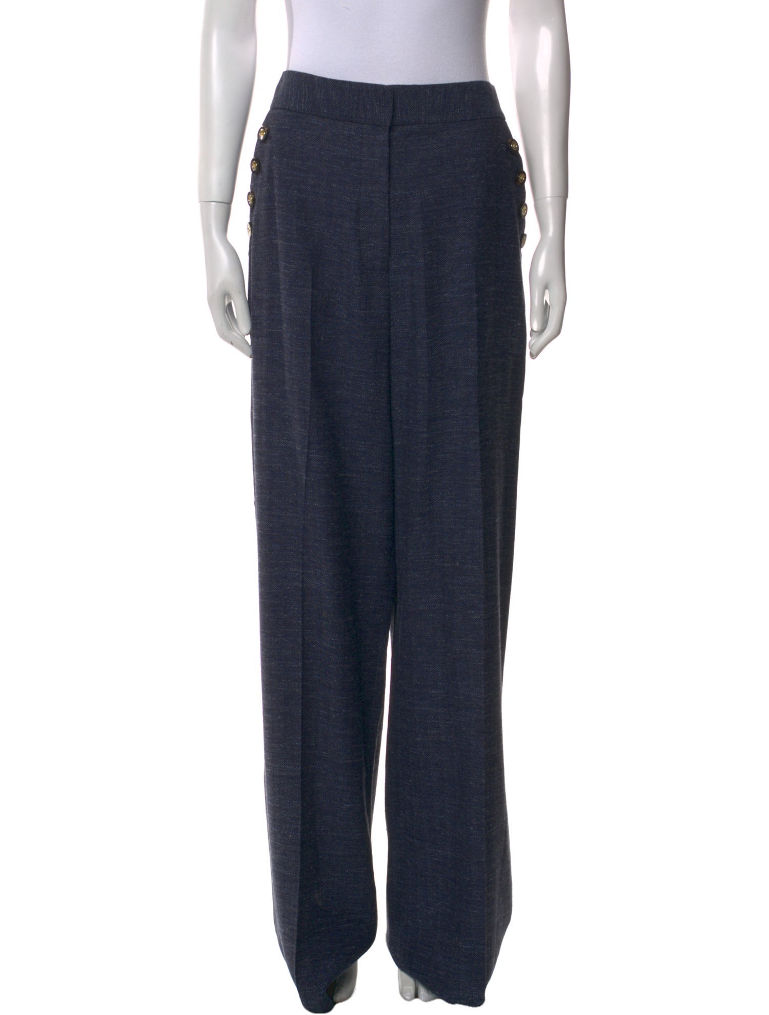 Veronica Beard Virgin Wool Wide Leg Pants w/ Tags