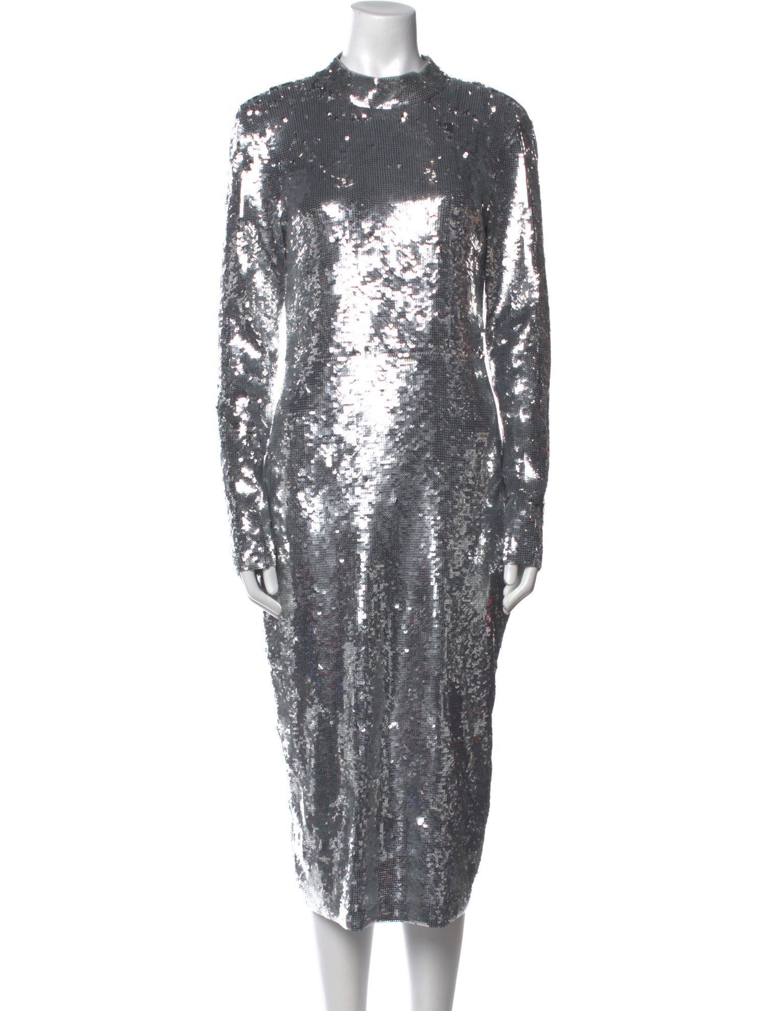 Veronica Beard Crew Neck Midi Length Dress