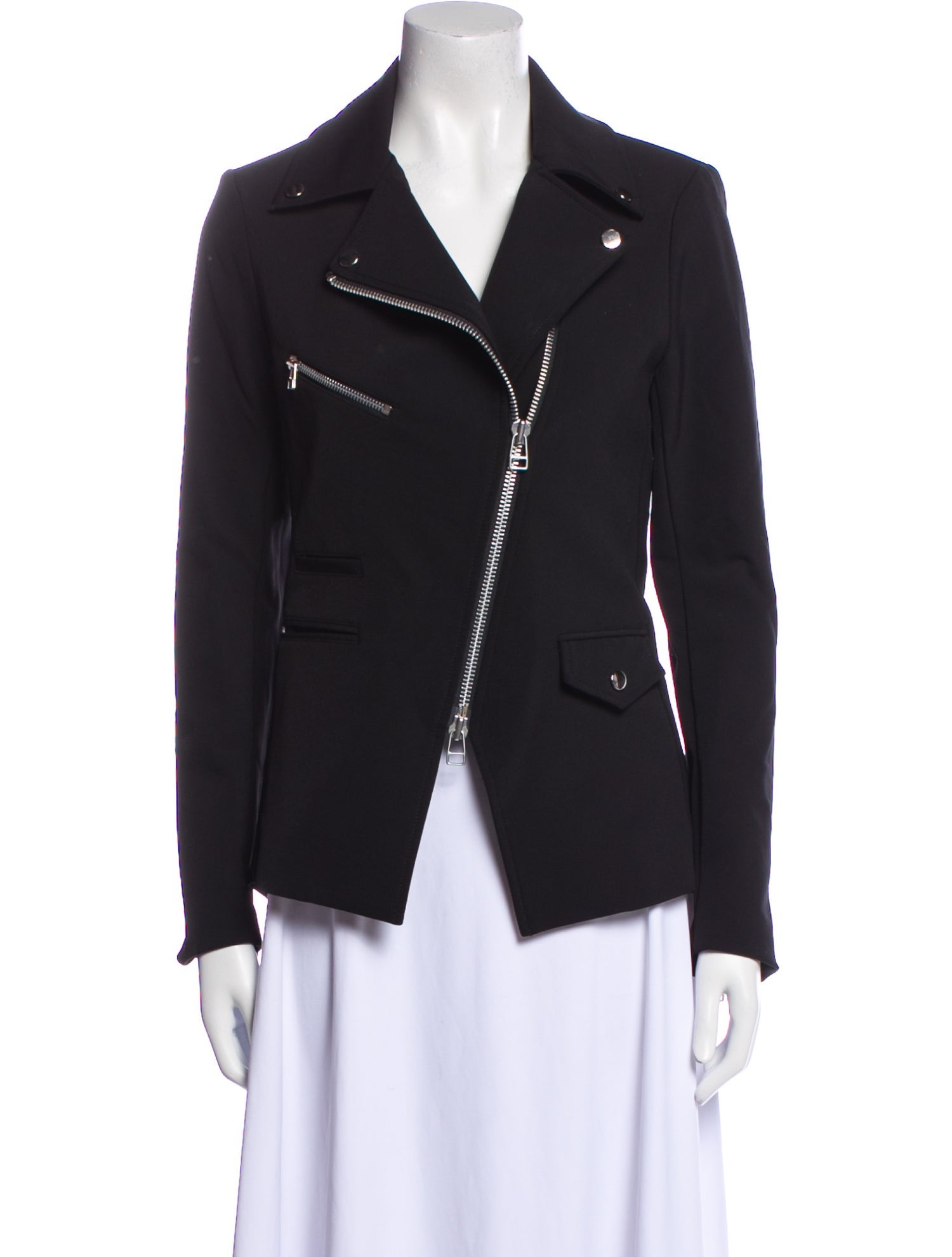 Veronica Beard Nylon Biker Jacket