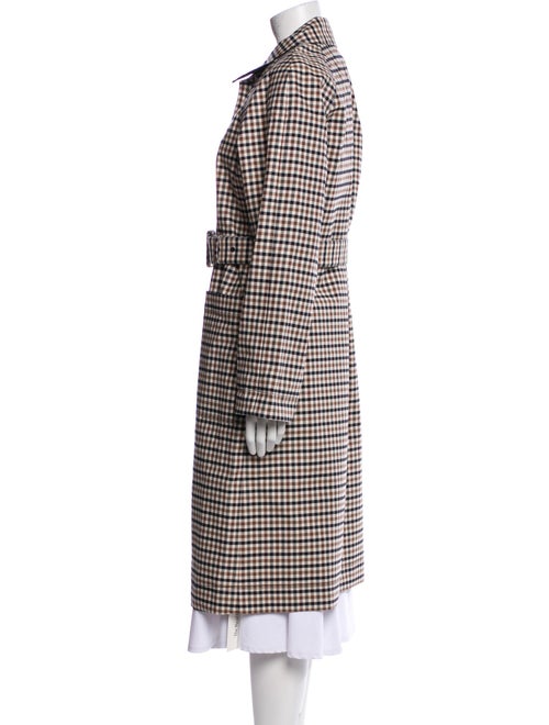 Veronica Beard Plaid Print Coat