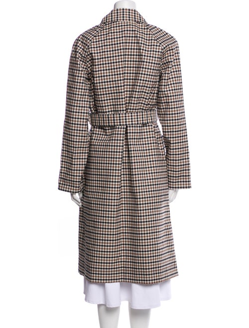 Veronica Beard Plaid Print Coat