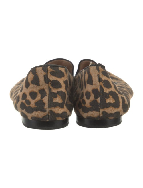 Veronica Beard Canvas Animal Print Loafers