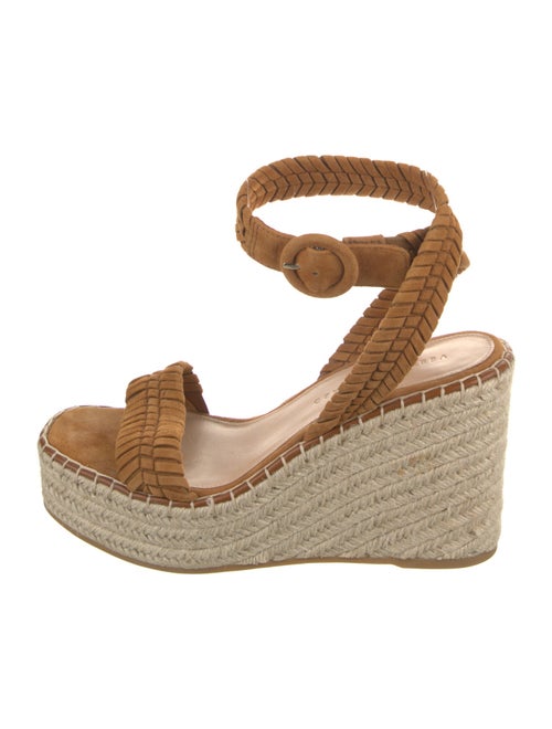 Veronica Beard Suede Printed Espadrilles