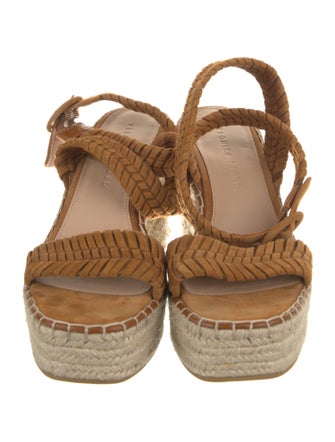 Veronica Beard Suede Printed Espadrilles
