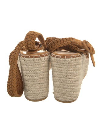 Veronica Beard Suede Printed Espadrilles