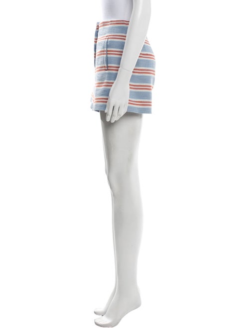 Veronica Beard Striped Mini Shorts