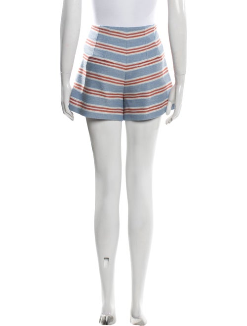 Veronica Beard Striped Mini Shorts