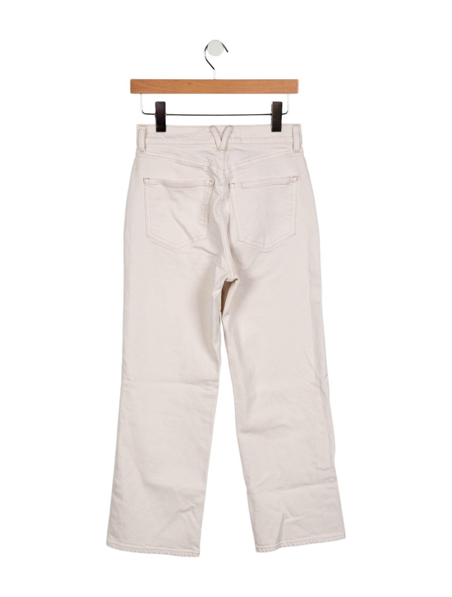 Veronica Beard High-Rise Straight Leg Jeans