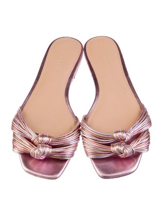 Veronica Beard Leather Slides