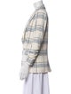 Veronica Beard Plaid Print Blazer