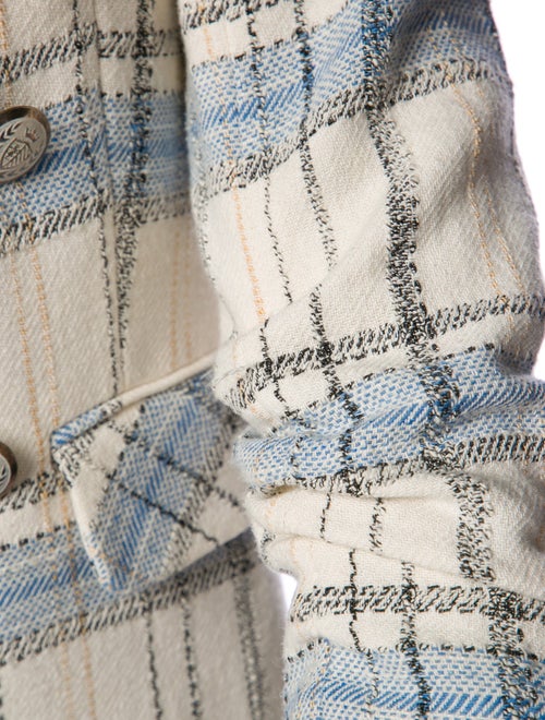 Veronica Beard Plaid Print Blazer