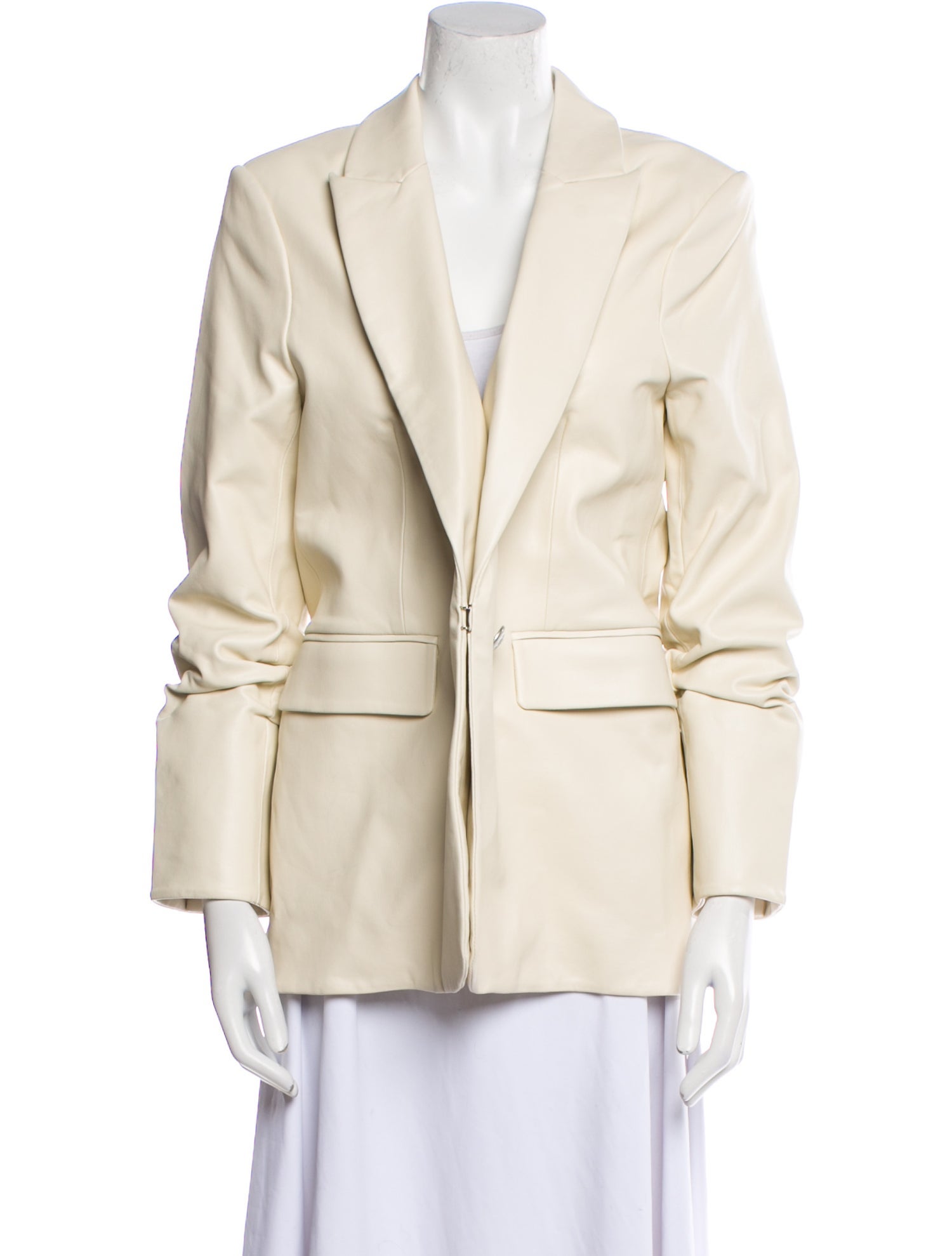 Veronica Beard Faux Leather Blazer