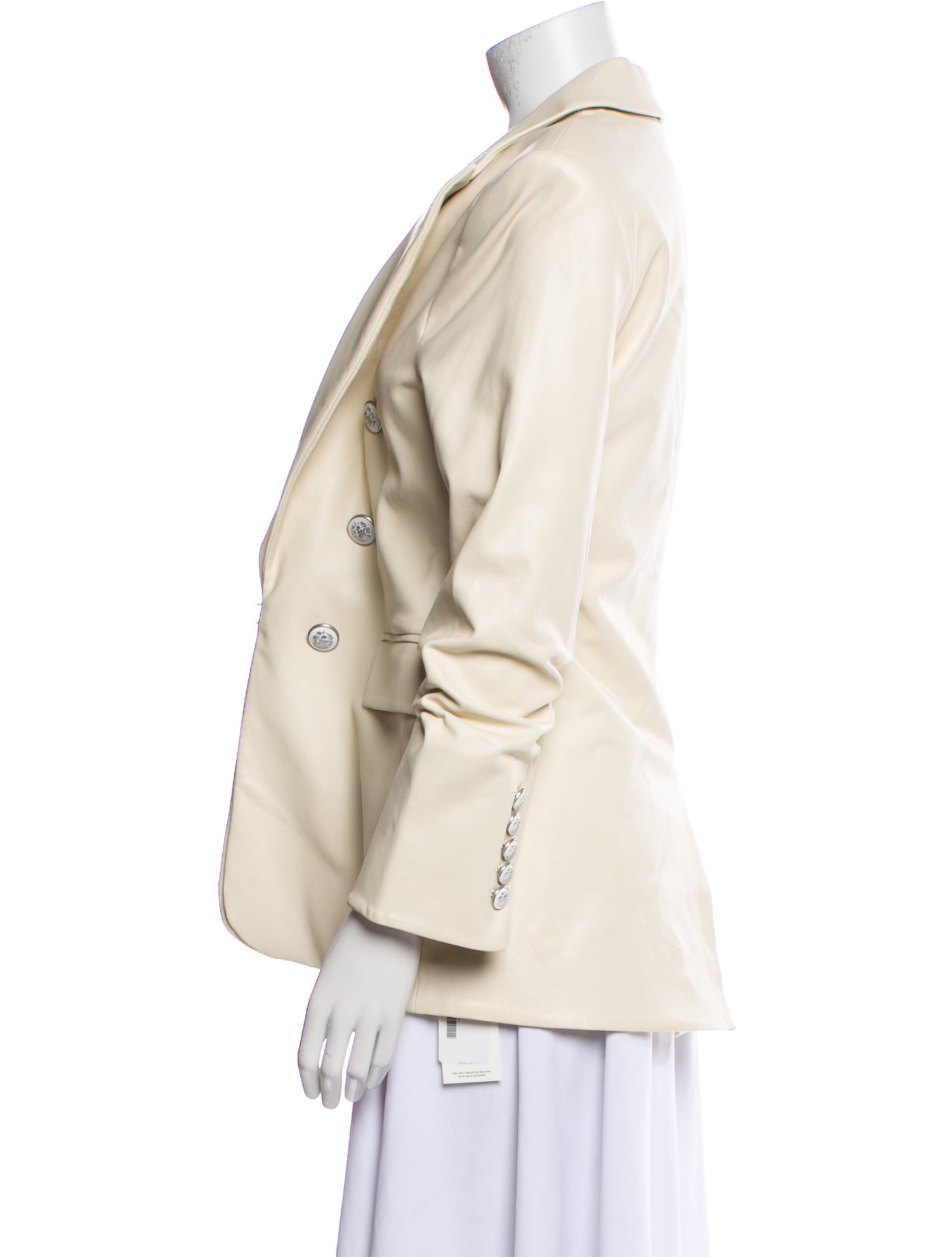 Veronica Beard Faux Leather Blazer