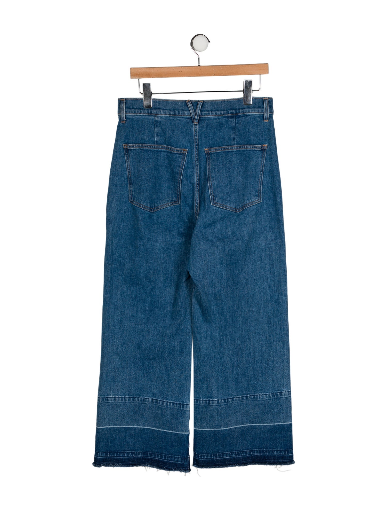 Veronica Beard High-Rise Wide Leg Jeans