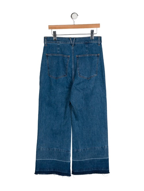 Veronica Beard High-Rise Wide Leg Jeans