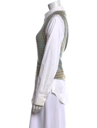 Veronica Beard Merino Wool Striped Tunic