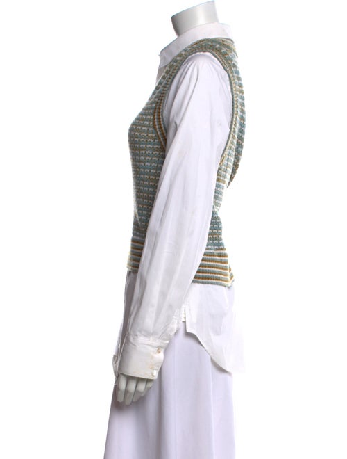 Veronica Beard Merino Wool Striped Tunic