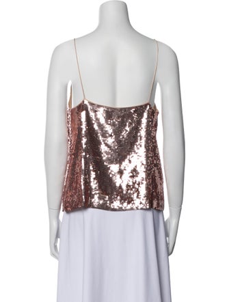 Veronica Beard V-Neck Sleeveless Top