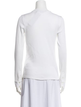 Veronica Beard Crew Neck Long Sleeve Sweatshirt