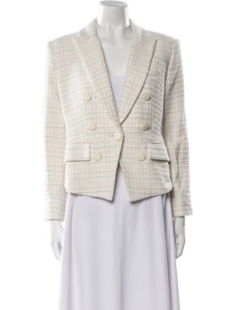 Veronica Beard Tweed Pattern Blazer