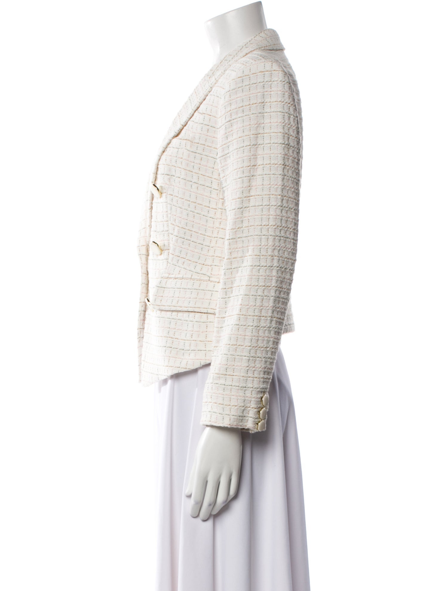 Veronica Beard Tweed Pattern Blazer