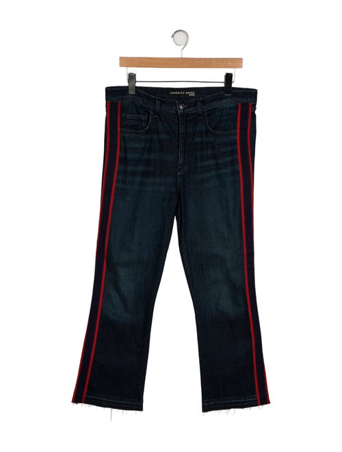 Veronica Beard High-Rise Wide Leg Jeans