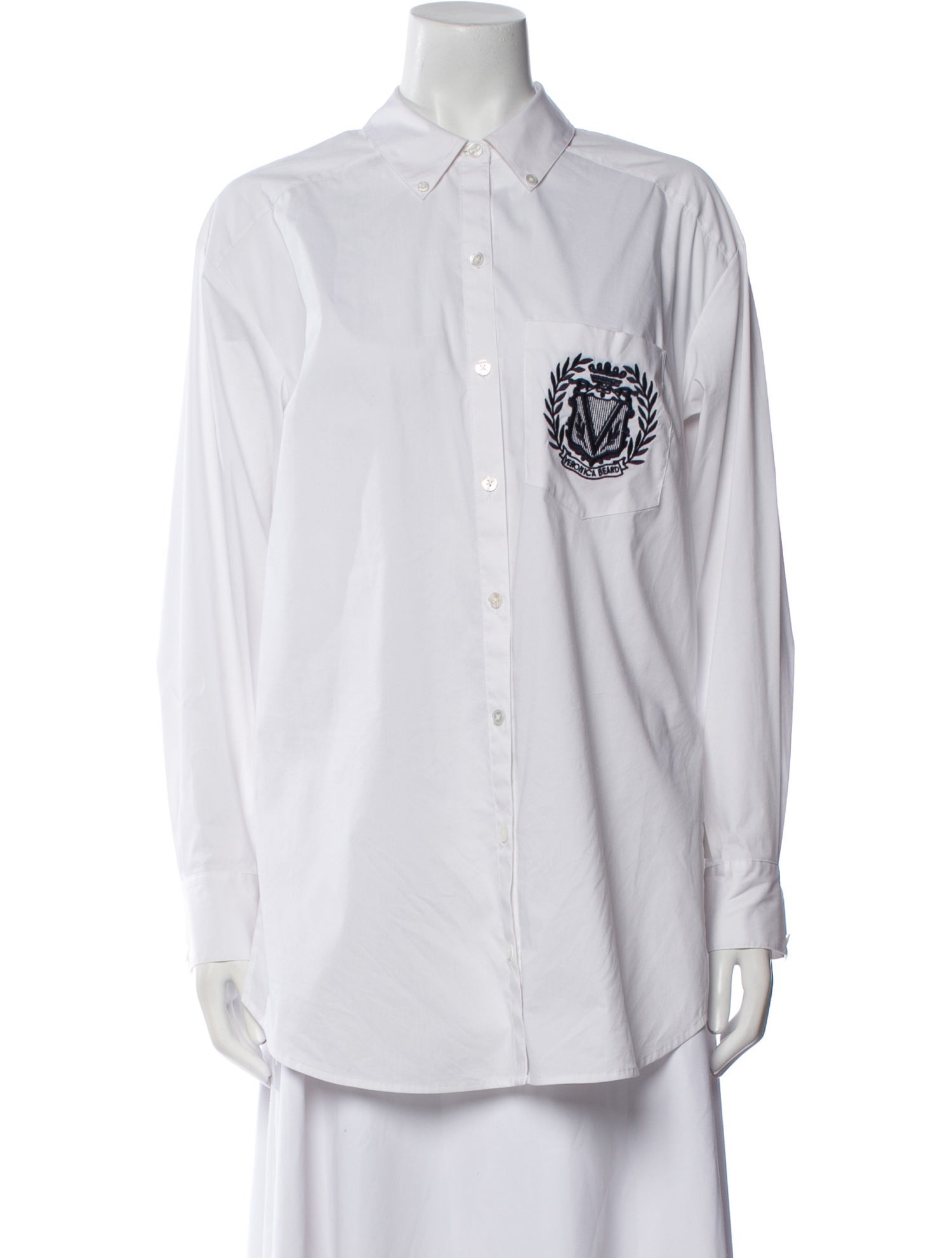 Veronica Beard Long Sleeve Button-Up Top