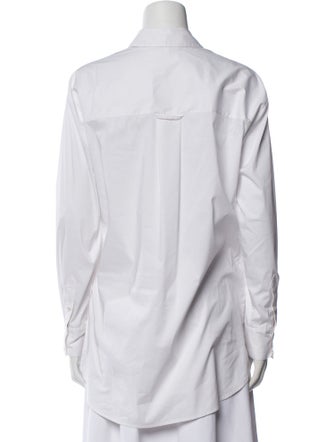 Veronica Beard Long Sleeve Button-Up Top