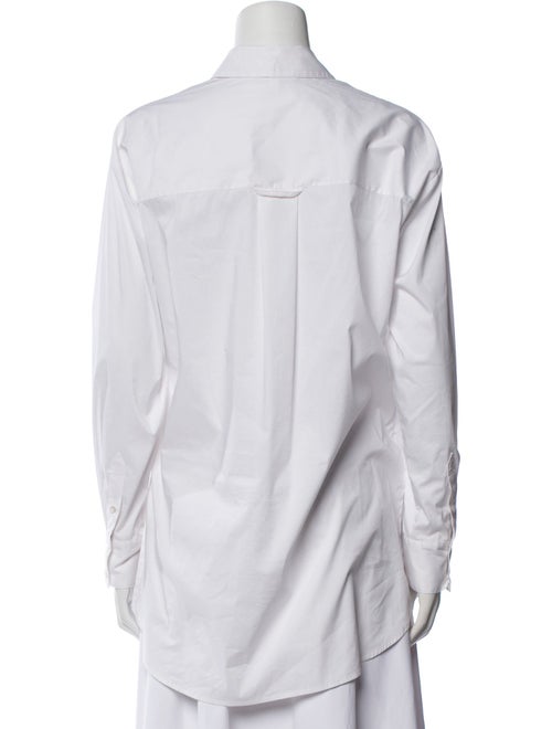 Veronica Beard Long Sleeve Button-Up Top